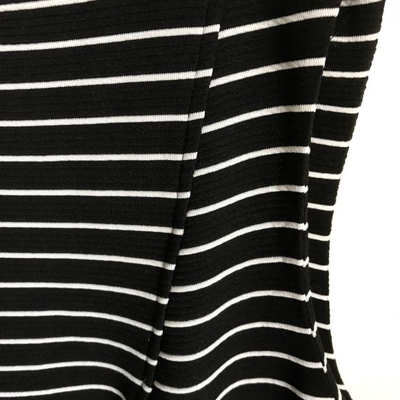 NWTS Ashley Stewart Dress Plus Size Black White Stripes - Picture 2 of 6